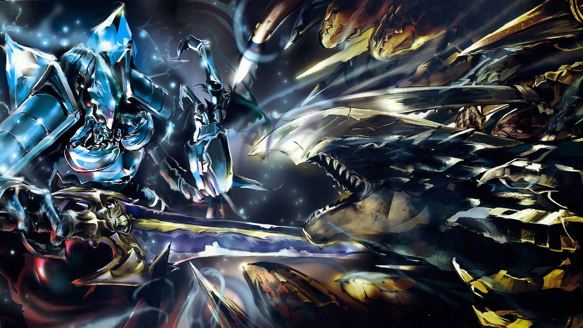 Cocytus Vs Lizardman HD Wallpaper | Background Image ...