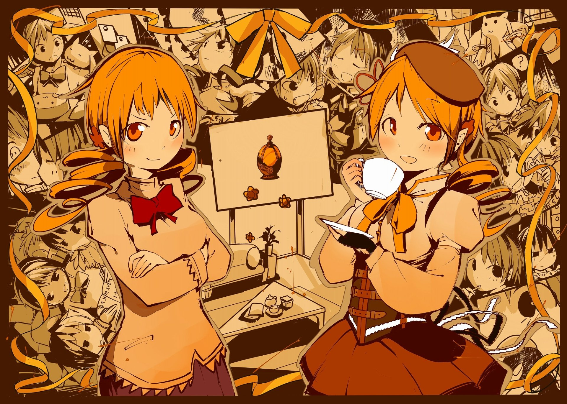 Download Mami Tomoe Anime Puella Magi Madoka Magica HD Wallpaper