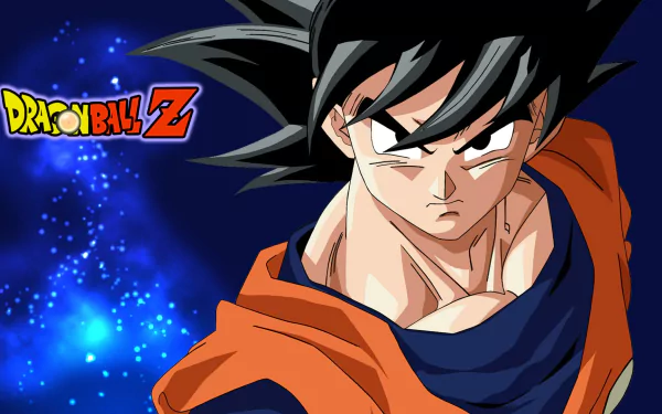 HD desktop wallpaper featuring Goku from Dragon Ball Z, highlighting intense character art from the video game Dragon Ball Z: Budokai Tenkaichi 3.