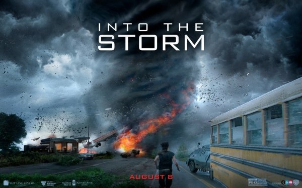 Movie Into The Storm Fire Destruction Tornado Storm HD Wallpaper | Background Image