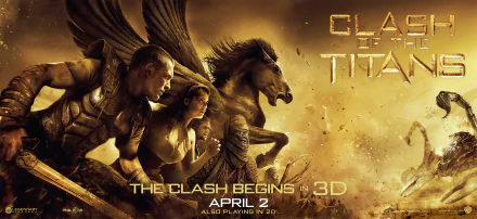 Gemma Arterton Sam Worthington movie Clash Of The Titans (2010) HD Desktop Wallpaper | Background Image