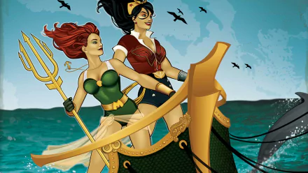Mera (DC Comics) Wonder Woman Comic DC Bombshells HD Desktop Wallpaper | Background Image