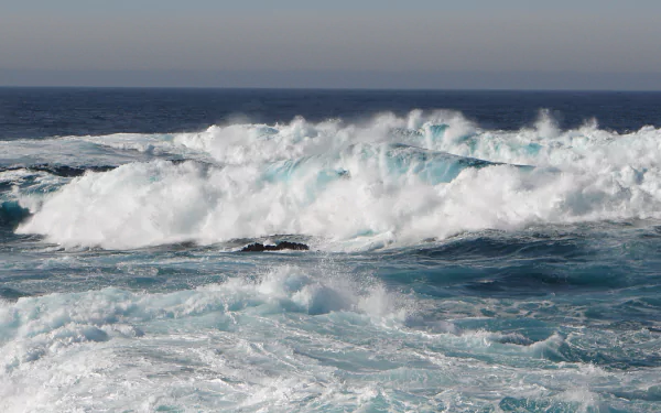 ocean nature wave Ocean Waves HD Desktop Wallpaper | Background Image