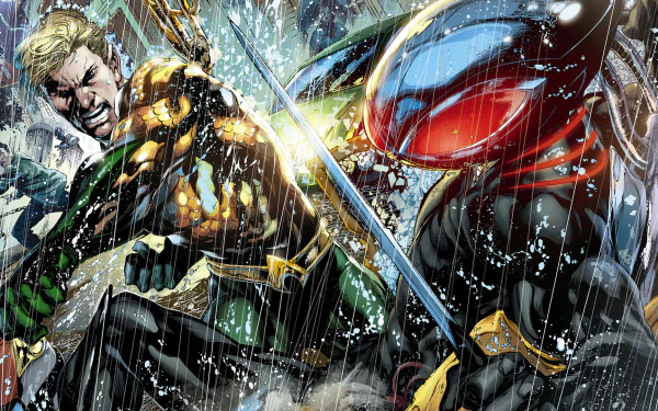 Black Manta Comic Aquaman HD Desktop Wallpaper | Background Image