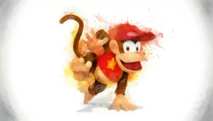 Diddy Kong video game Super Smash Bros. for Nintendo 3DS and Wii U HD Desktop Wallpaper | Background Image