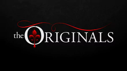 The image showcases the logo of the TV show The Originals against a sleek black background, making it a striking HD wallpaper for fans.