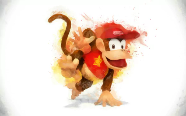 Diddy Kong video game Super Smash Bros. for Nintendo 3DS and Wii U HD Desktop Wallpaper | Background Image