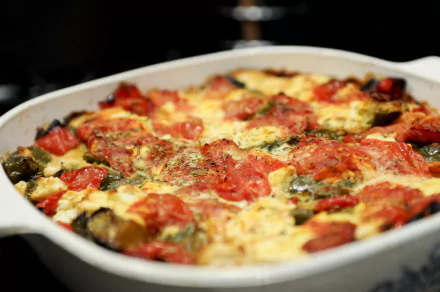 tomato meal food Frittata HD Desktop Wallpaper | Background Image