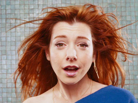 Celebrity Alyson Hannigan HD Desktop Wallpaper | Background Image