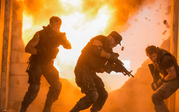 Kellan Lutz John Smilee Dolph Lundgren Gunnar Jensen Randy Couture Toll Road movie The Expendables 3 HD Desktop Wallpaper | Background Image