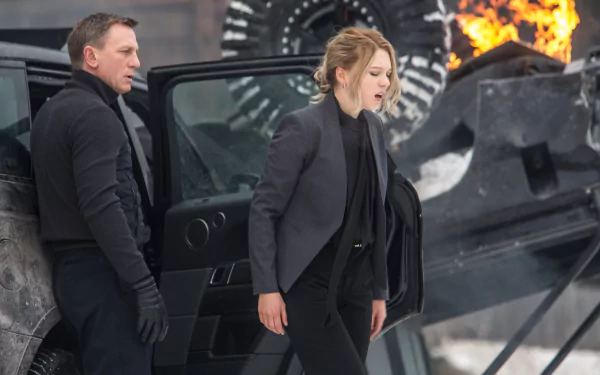 Léa Seydoux Madeleine Swann Daniel Craig James Bond Spectre (Movie) movie Spectre HD Desktop Wallpaper | Background Image