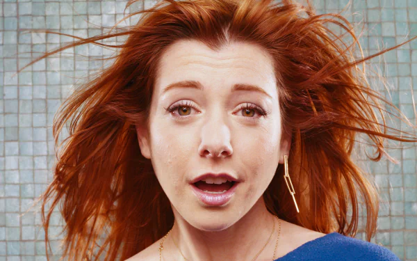 Celebrity Alyson Hannigan HD Desktop Wallpaper | Background Image