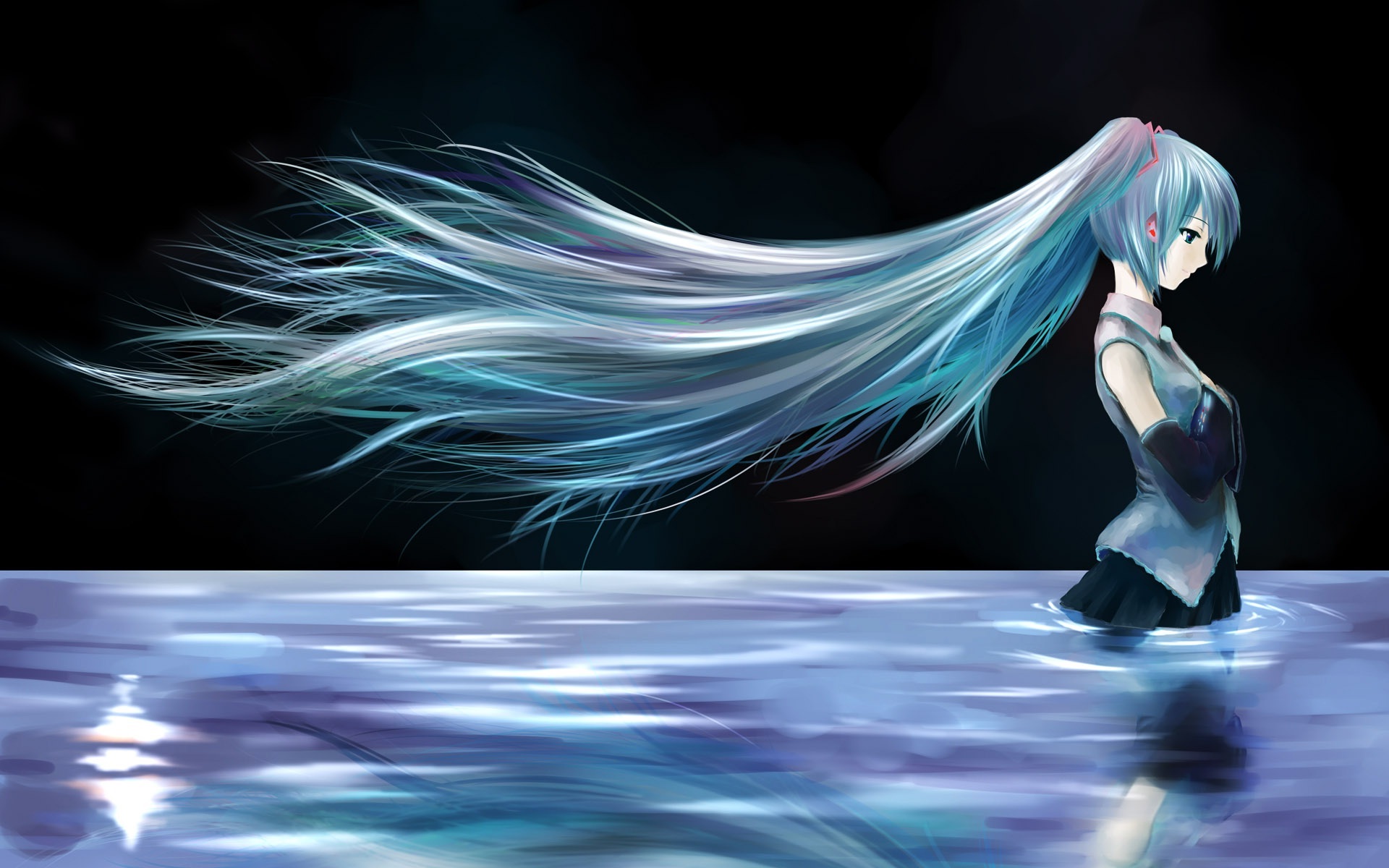 Download Hatsune Miku Anime Vocaloid HD Wallpaper