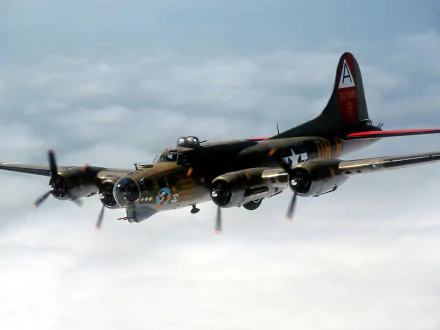 military Boeing B-17 Flying Fortress HD Desktop Wallpaper | Background Image