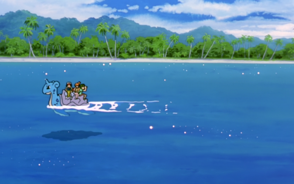 Anime Pokémon: The Movie 2000 Pokémon Lapras Ash Ketchum Misty Tracey Pikachu HD Wallpaper | Background Image