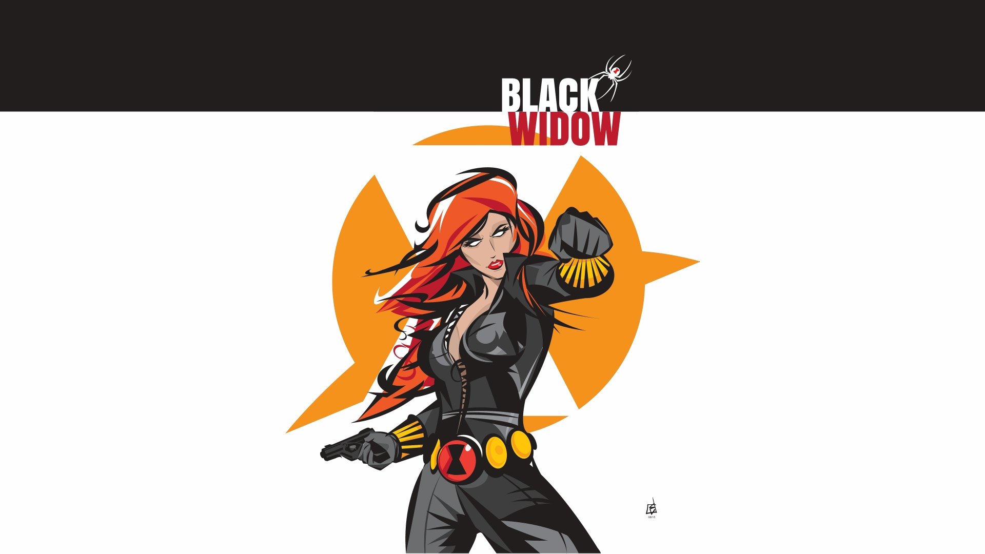Download Comic Black Widow 8k Ultra HD Wallpaper