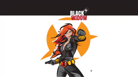 Comic Black Widow HD Desktop Wallpaper | Background Image