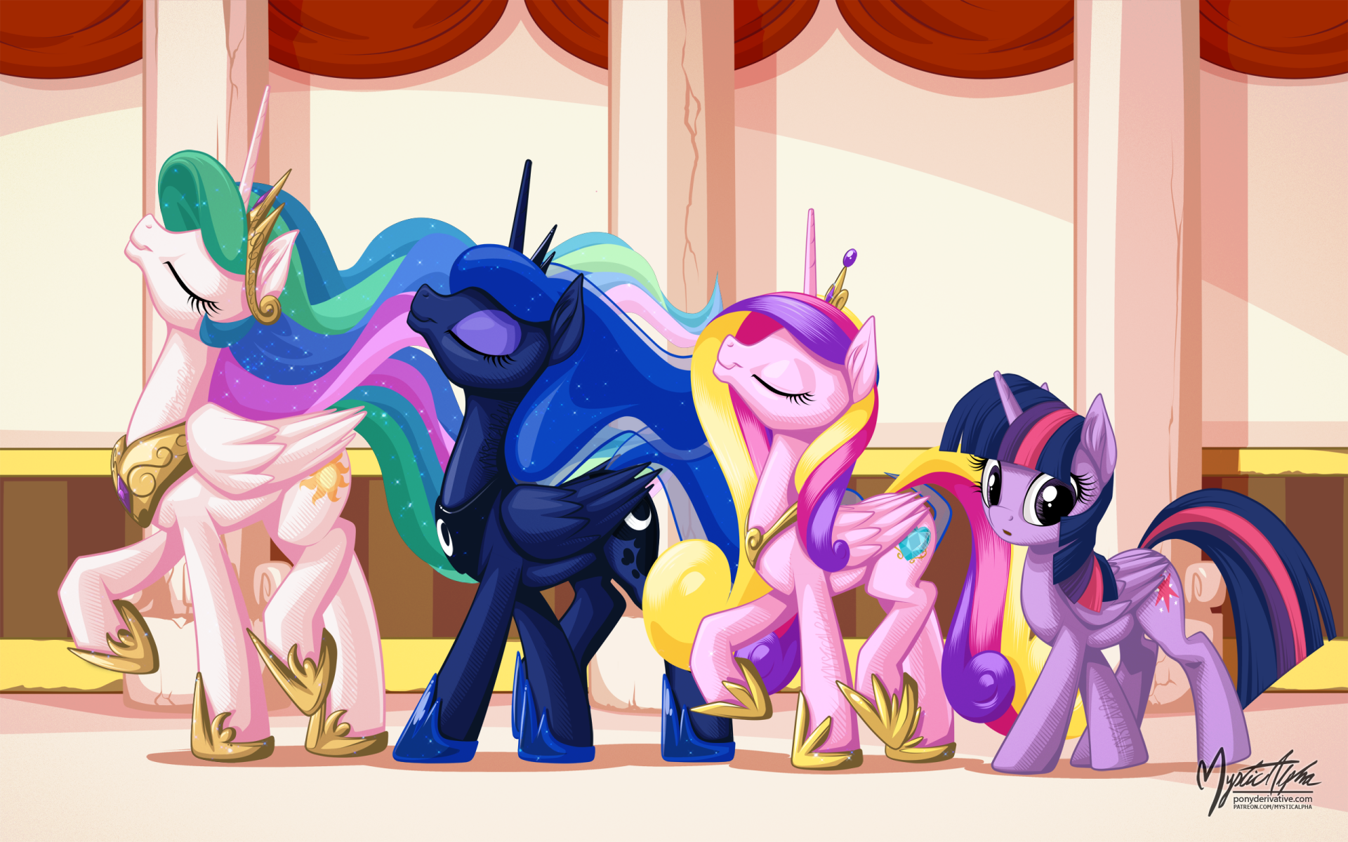 Download Princess Cadance Princess Luna Princess Celestia Twilight ...