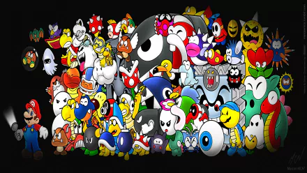 video game Super Mario All-Stars + Super Mario World HD Desktop Wallpaper | Background Image