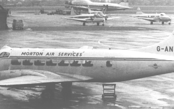  De Havilland DH.114 Heron 1B (fixed undercarriage) of Morton Air Services (UK)
