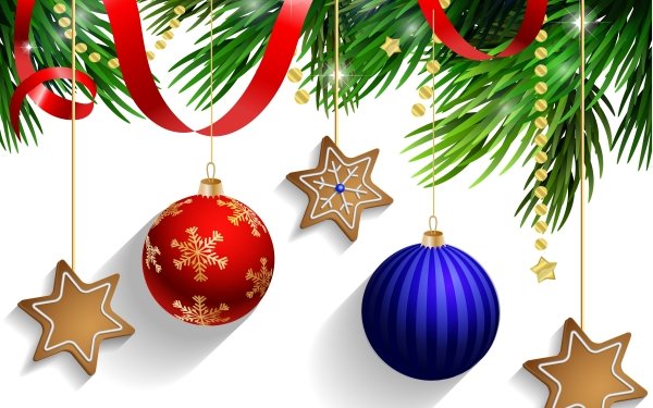 Holiday Christmas Christmas Ornaments Gingerbread HD Wallpaper | Background Image