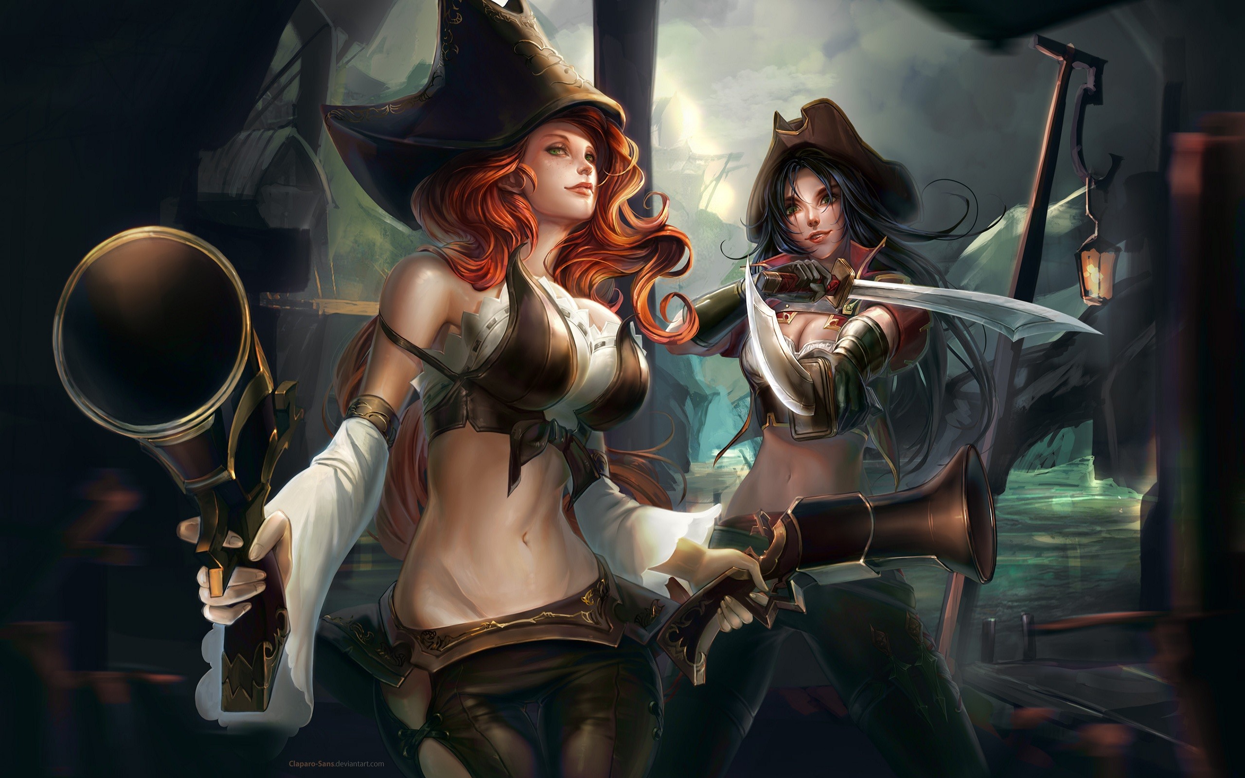 Download Katarina (League Of Legends) Miss Fortune (League Of Legends)  Video Game League Of Legends HD Wallpaper by Phong Anh