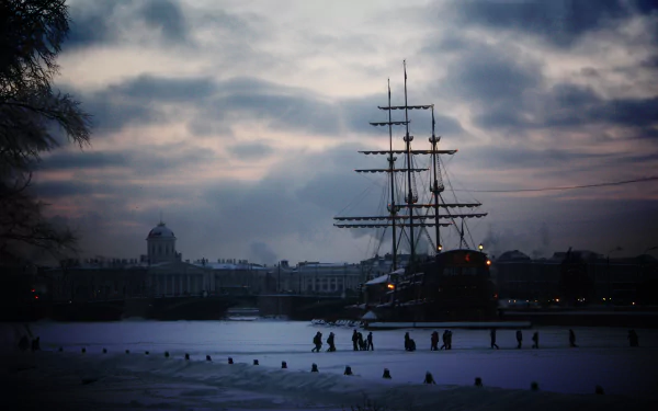 ship man made Saint Petersburg HD Desktop Wallpaper | Background Image