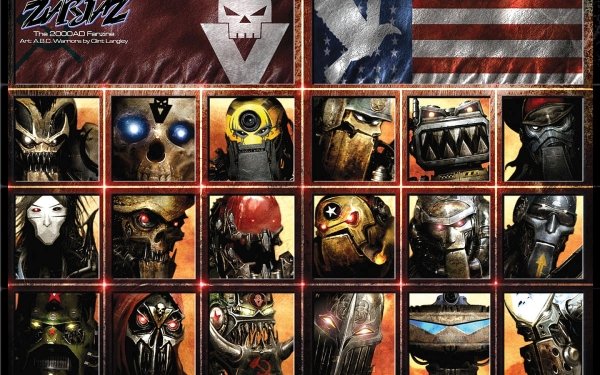 Comics 2000 AD Judge Dredd Collage HD Wallpaper | Background Image