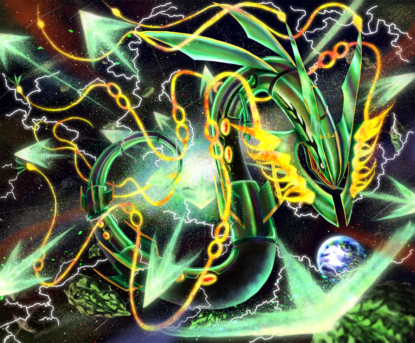 6 Rayquaza Live Wallpapers, Animated Wallpapers - MoeWalls