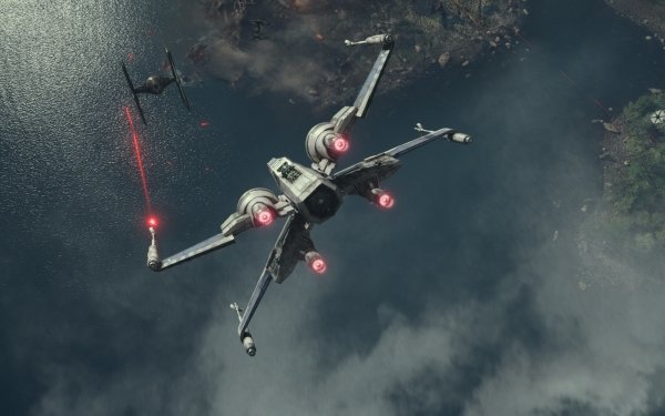 Movie Star Wars Episode VII: The Force Awakens Star Wars TIE Fighter X-Wing HD Wallpaper | Background Image