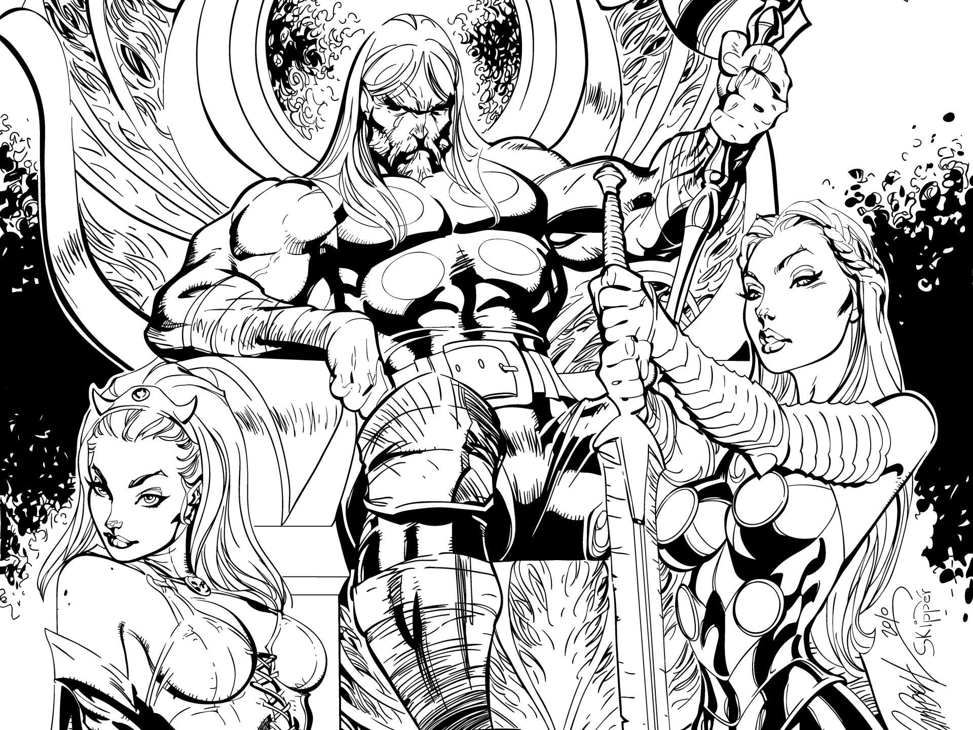 Download Comic Thor 4k Ultra HD Wallpaper