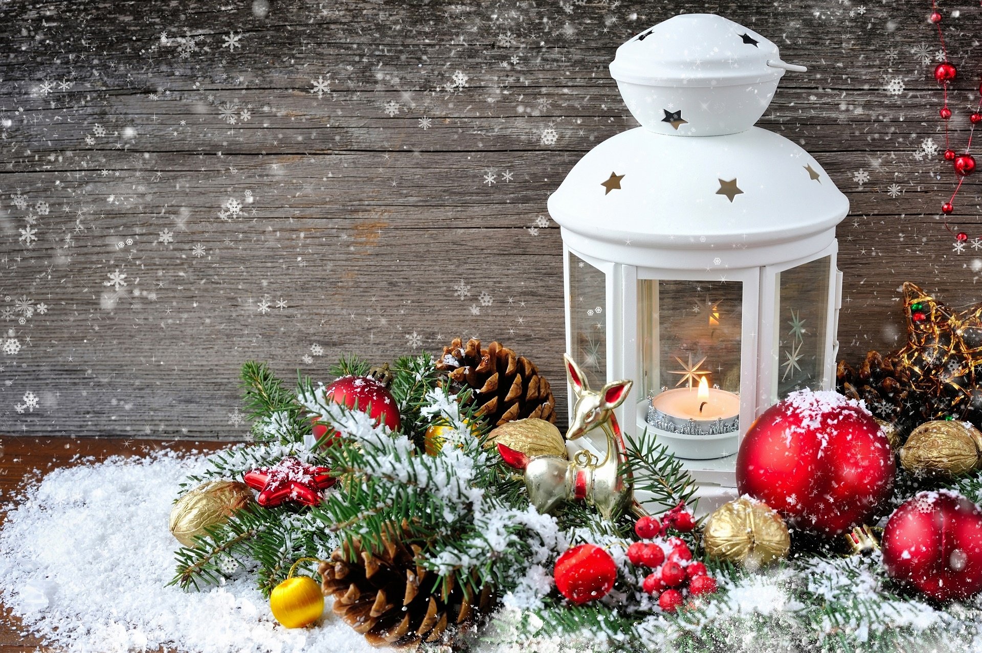 Download Candle Lantern Christmas Ornaments Holiday Christmas HD Wallpaper