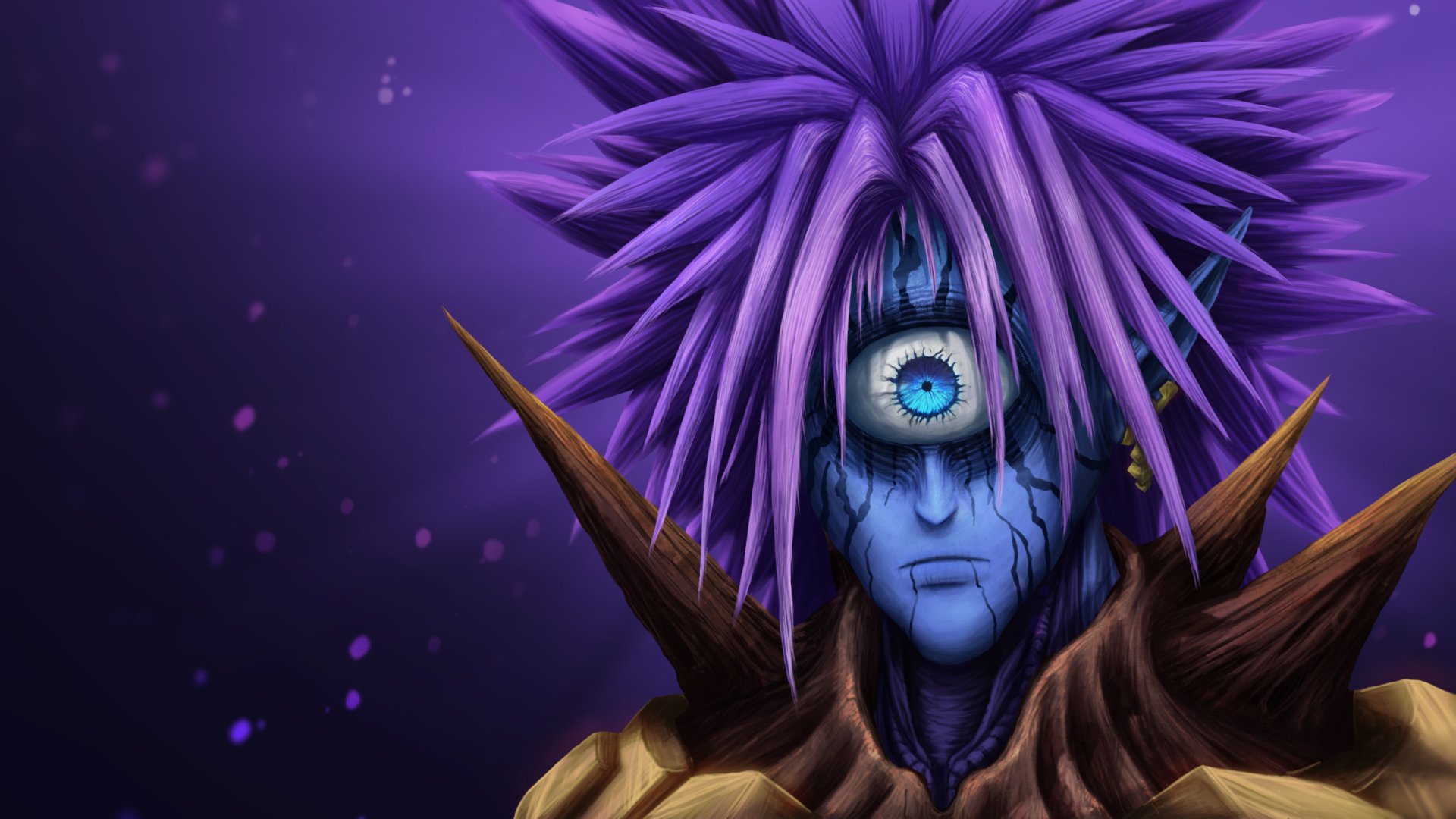 Download Intimidating Lord Boros ready for battle against a cosmic backdrop  Wallpaper