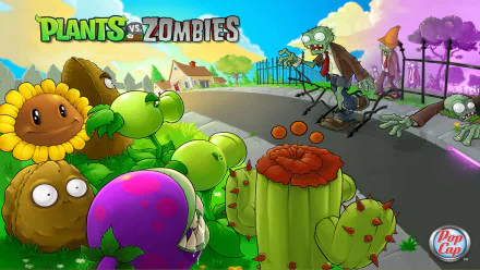 video game Plants Vs. Zombies HD Desktop Wallpaper | Background Image