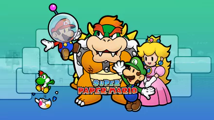 video game super paper mario HD Desktop Wallpaper | Background Image