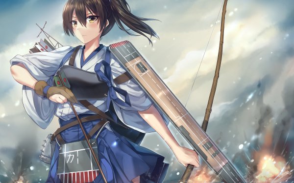 Anime Kantai Collection Kaga HD Wallpaper | Background Image