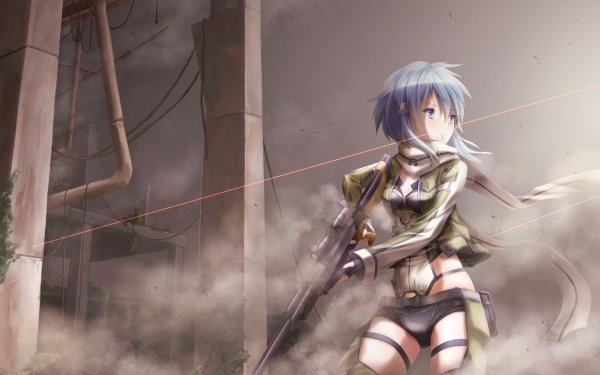 Anime Sword Art Online II Sword Art Online Sinon HD Wallpaper | Background Image