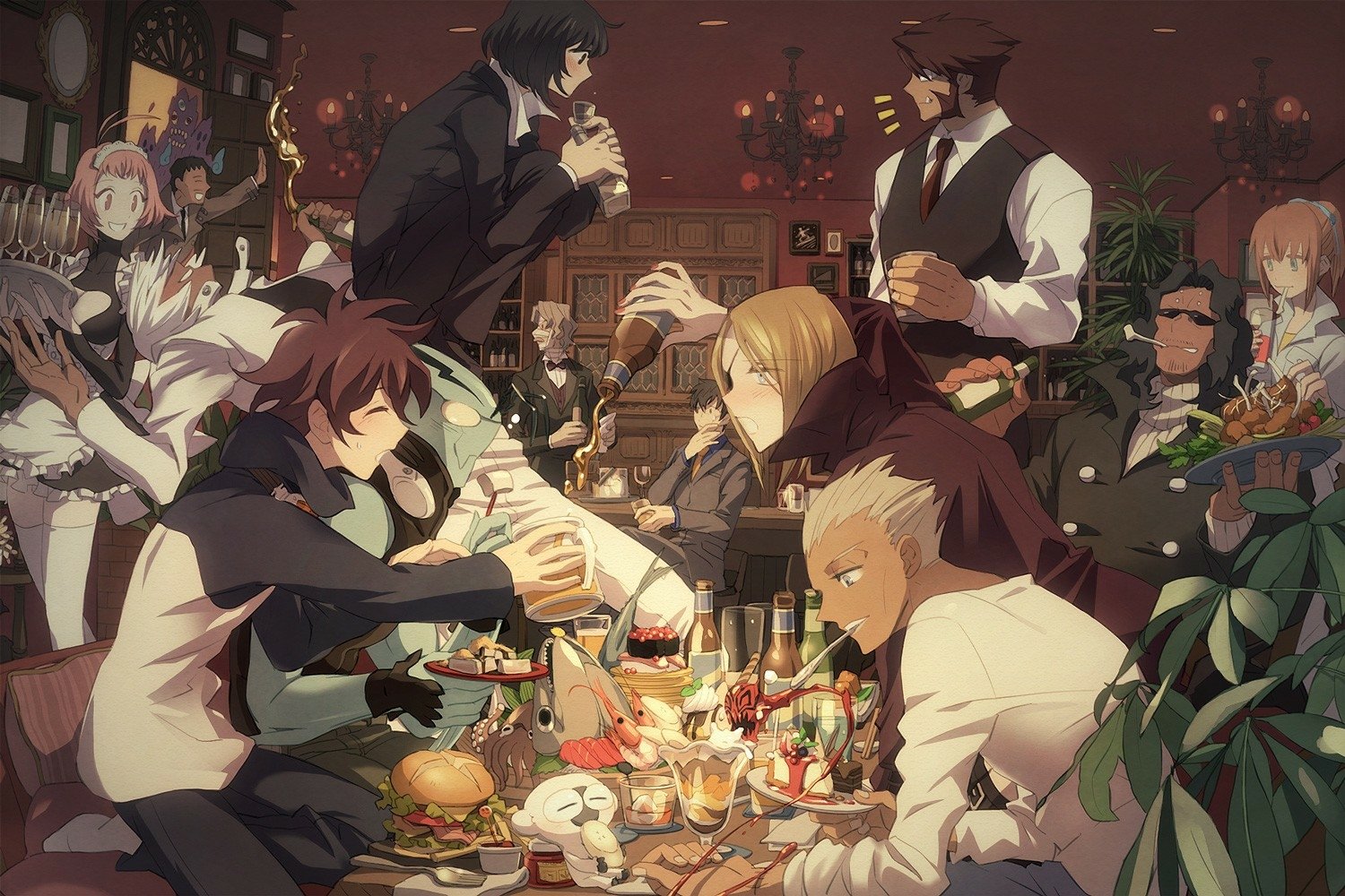 Download Patrick (Blood Blockade Battlefront) Neyka (Blood Blockade Battlefront) Deldro Brody Dog Hummer Klaus Von Reinherz K.K. (Blood Blockade Battlefront) Steven A. Starphase Gilbert F. Altstein Chain Sumeragi Zapp Renfro Sonic Speed Monkey Leonardo Watch Blitz T. Abrams Anime Blood Blockade Battlefront  Wallpaper