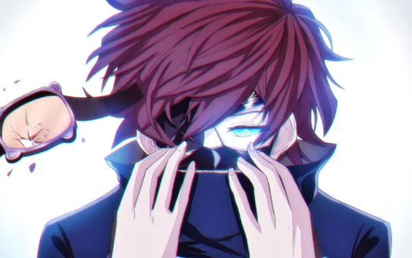 HD wallpaper featuring Leonardo Watch from the anime Blood Blockade Battlefront, showcasing a striking and intense scene with dynamic colors and action elements.