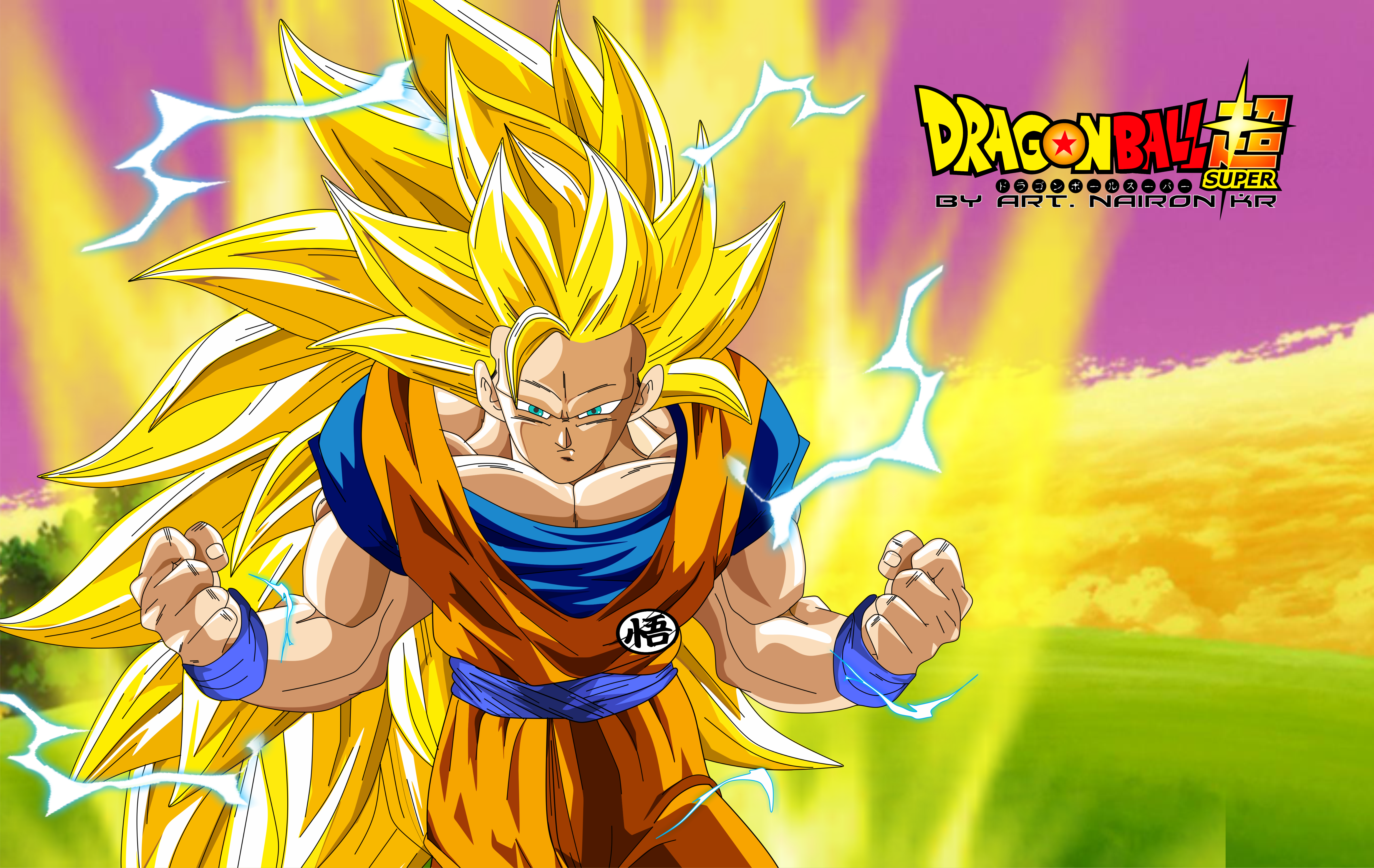 Download Super Saiyan 3 Goku DBZ 4K Wallpaper, foto do goku super sayajin 3