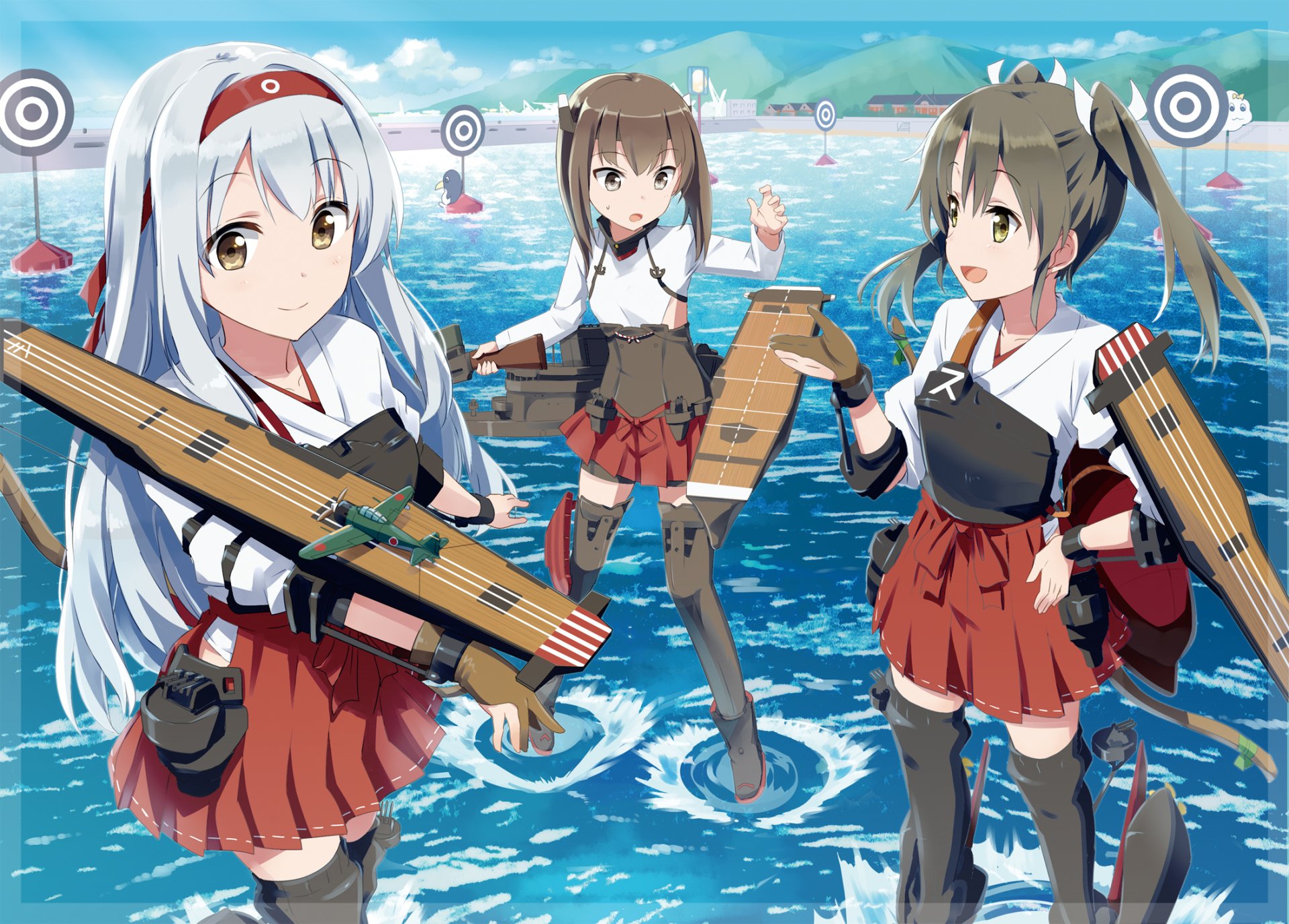 Download Zuikaku Kancolle Taihou Kancolle Shoukaku Kancolle Anime Kantai Collection Hd 