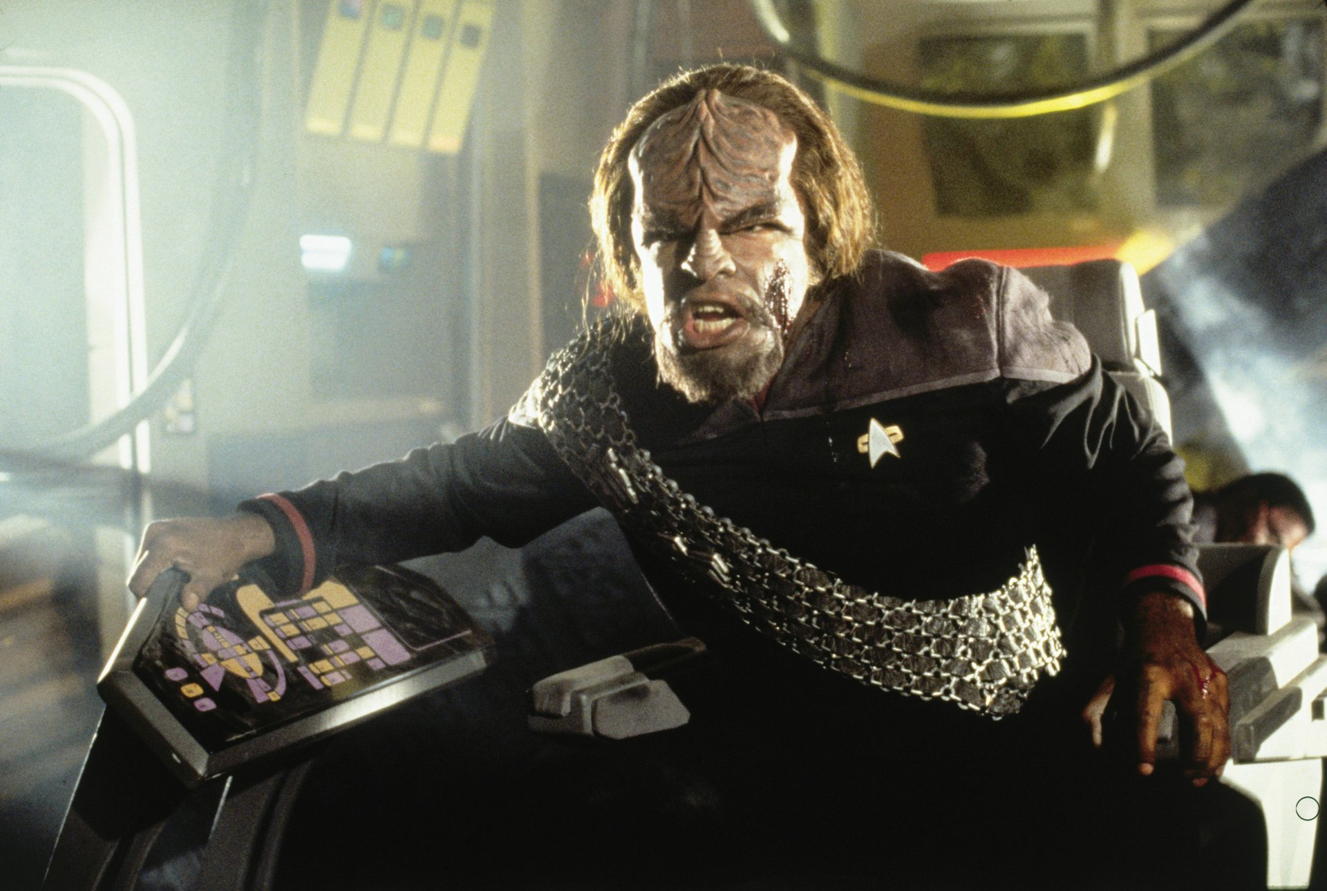 Download Klingon (Star Trek) Michael Dorn Worf (Star Trek) TV Show Star Trek: The Next Generation HD Wallpaper