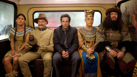 monkey Robin Williams Ben Stiller movie Night at the Museum: Secret of the Tomb HD Desktop Wallpaper | Background Image