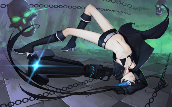 Anime Black Rock Shooter Mato Kuroi HD Wallpaper | Background Image