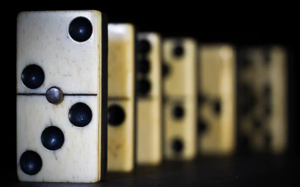 man made dominos HD Desktop Wallpaper | Background Image