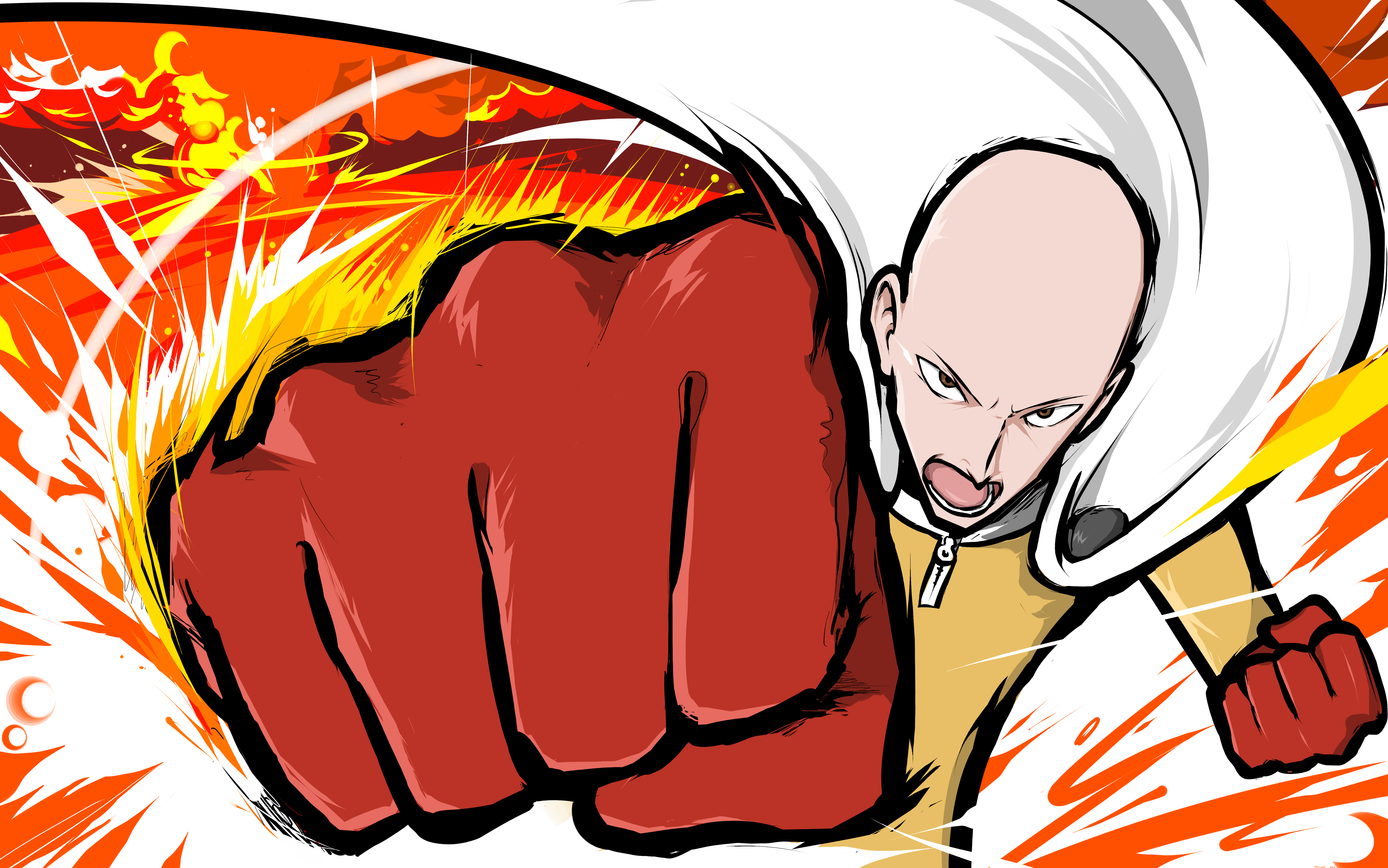 Saitama One Punch Man 8K Wallpaper #107