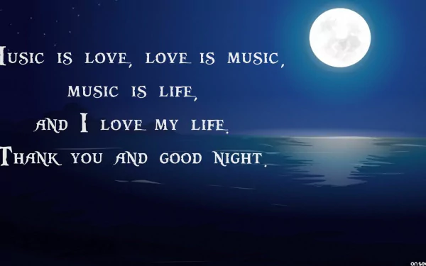  Good Night/Music Poem