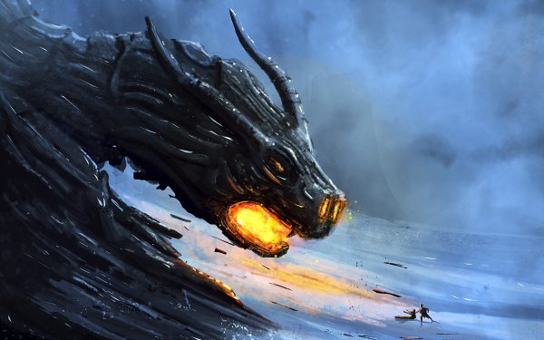 Fantasy Dragon Horns HD Wallpaper | Background Image