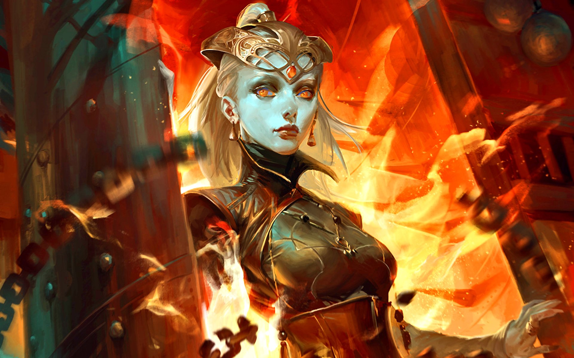 Download Fantasy Magic HD Wallpaper by crow-god