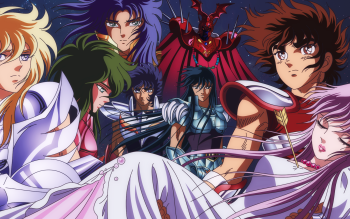 Anime, Saint Seiya, Pegasus Seiya, Phoenix Ikki, Andromeda Shun, Cygnus  Hyoga, HD wallpaper